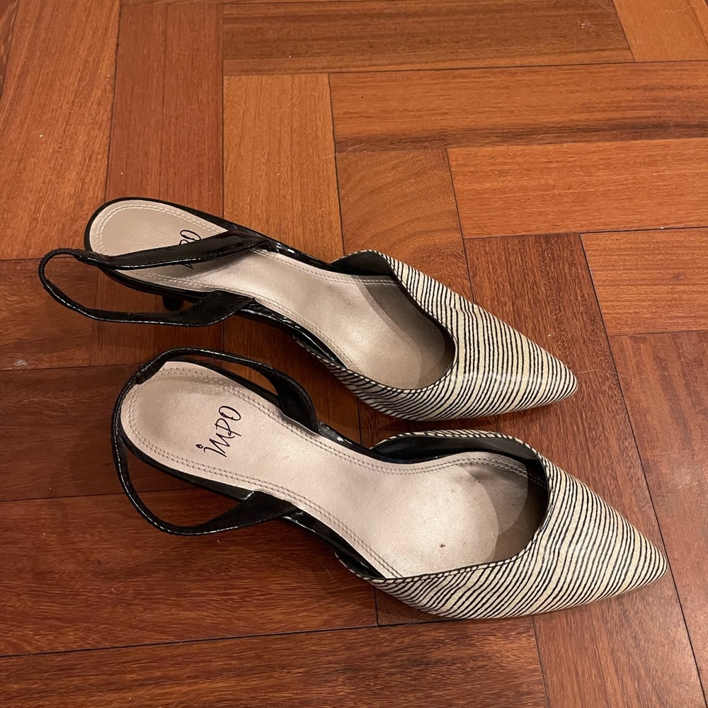 IMPO kitten heels, size 10